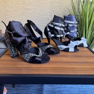 GFranco Dance Shoe for Salsa size 8 and Yami Dance shoe size 9.5 sold together